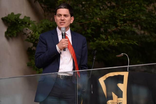 David Miliband has called for more burden sharing. Picture: Getty