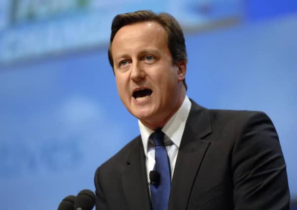 David Cameron has claimed he wants to retain "British values". Picture: Ian Rutherford