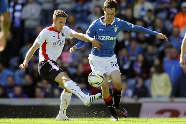 Ryan Hardie in action for Rangers against Falkirk. Picture: Michael Gillen