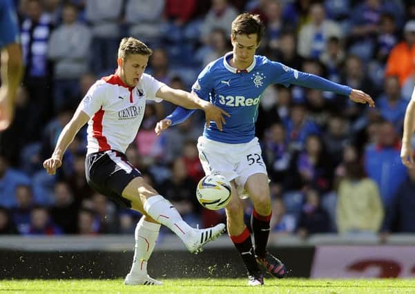 Ryan Hardie in action for Rangers against Falkirk. Picture: Michael Gillen