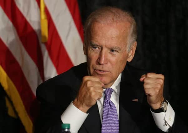 Vice-president Joe Biden said he would make his decision on whether to run for the Democratic nomination based on family and his 'emotional energy'. Picture: Getty