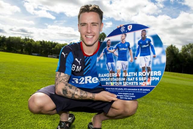 Barrie McKay says his time spent with Championship rivals Raith Rovers helped him develop as a player and a person. Picture: SNS