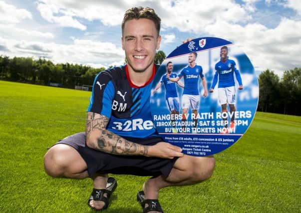 Barrie McKay says his time spent with Championship rivals Raith Rovers helped him develop as a player and a person. Picture: SNS