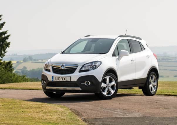 The Vauxhall Mokka was particularly popular with Scottish buyers. Picture: Contributed