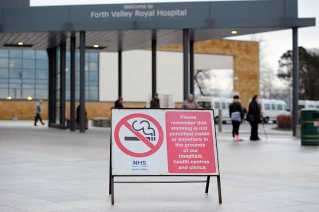 More than half of respondents strongly disagreed with £1,000 fines for lighting up in no-smoking areas in hospital. Picture: Gary Hutchison