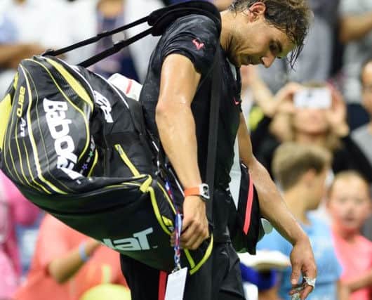 Not his year, Rafael Nadal admits, as for the first time in more than a decade he will end a season without a Grand Slam title. Picture: AFP/Getty