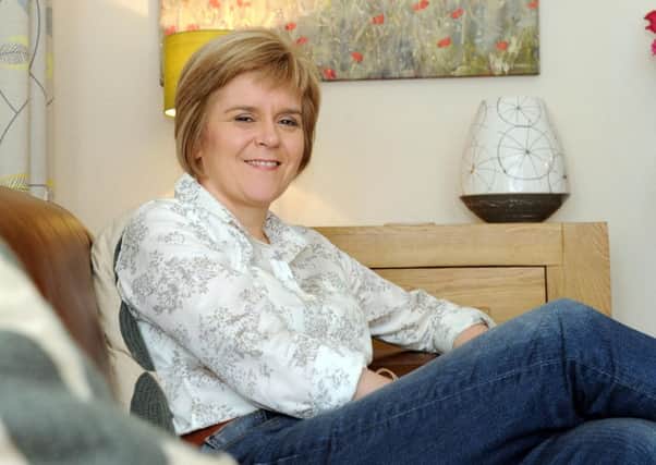 First Minister Nicola Sturgeon has said she would be 'happy' to temporarily house Syrian refugees. Picture: Lisa Ferguson