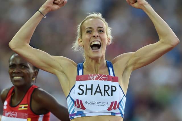 Sharp also moved into the UK's all-time top three. Picture: Ian Rutherford