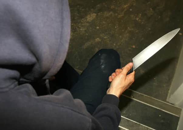 Knife carrying in Scotland is at its lowest level in 30 years. Picture: PA