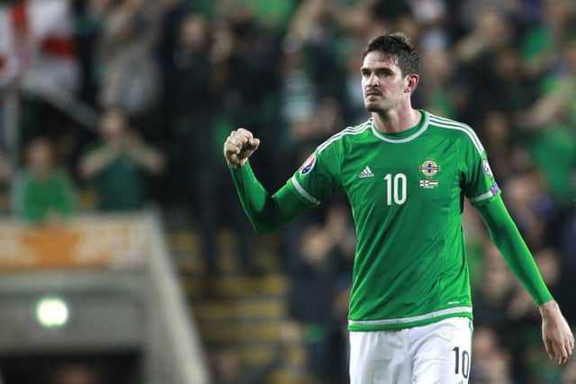 Northern Ireland's Kyle Lafferty . Picture: AP