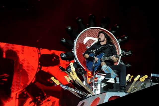 The Foo Fighters, going strong for over 20 years, played for more than 2 hours at Murrayfield. Picture: Lisa Ferguson