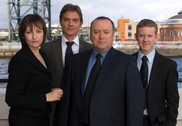 The cast of Taggart in 2008. Picture: PA/STV/SMG