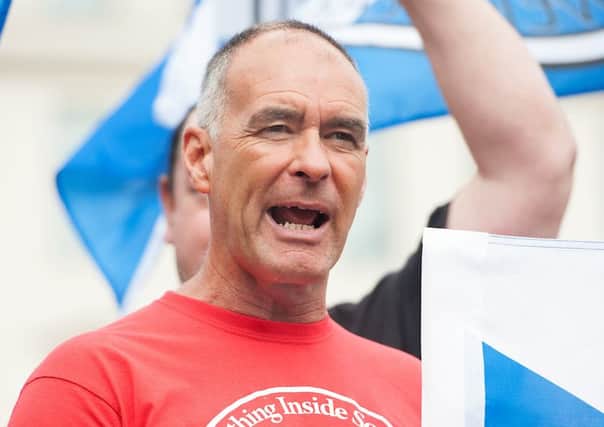 Tommy Sheridan's bid for George Square rally denied. Picture: John Devlin