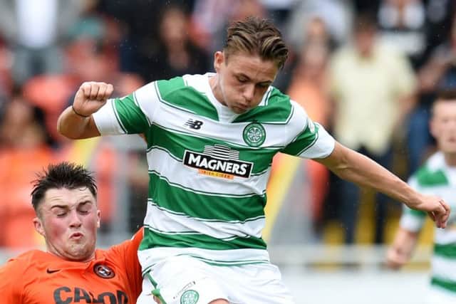 Recent signing Scott Allan is desperate to win a place in Ronny Deila's team for the big matches against Ajax and Fenerbahce. Picture: SNS