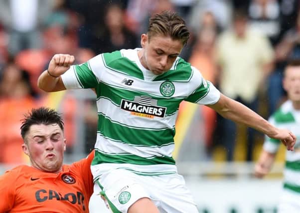 Recent signing Scott Allan is desperate to win a place in Ronny Deila's team for the big matches against Ajax and Fenerbahce. Picture: SNS