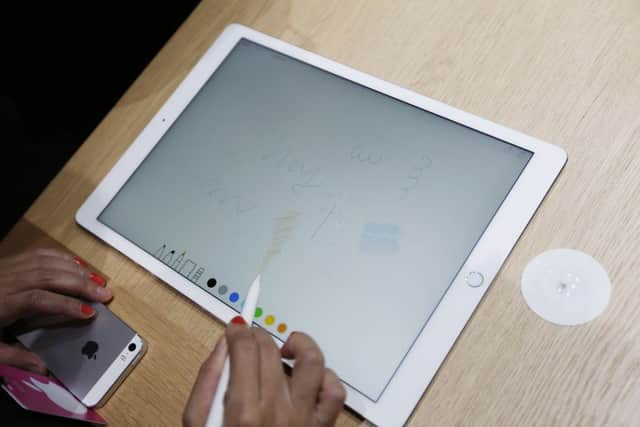 The new iPad Pro, which Apple believe could replace laptops. Picture: Getty