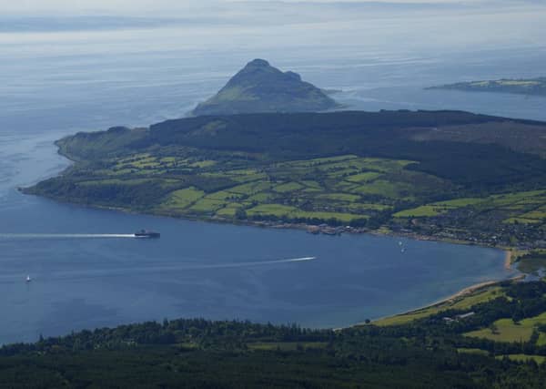 The island of Arran was left without phone service after engineers pulled out the wrong plug. Picture: Wiki Commons