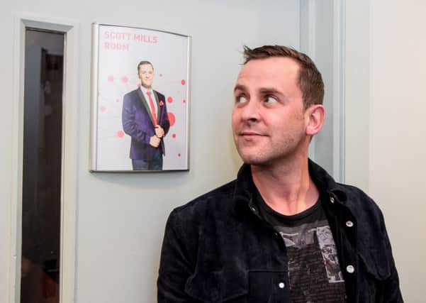 Scott Mills, the Radio One DJ who has had a room named after him at Dundee University. Picture: Hemedia