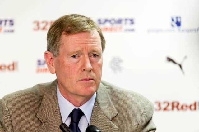 Rangers chairman Dave King, speaking to the media at Ibrox yesterday, intimated that he has already started to plan the challenge for next season. Picture: SNS