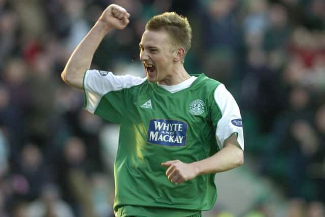 Derek Riordan was a fans' favourite in two spells with Hibs. Picture: Neil Hanna