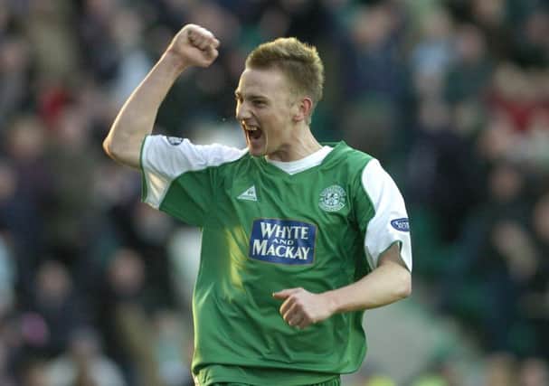 Derek Riordan was a fans' favourite in two spells with Hibs. Picture: Neil Hanna