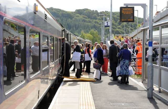 After much anticipation the Borders railway re-opened this week. Picture: Kimberley Powell
