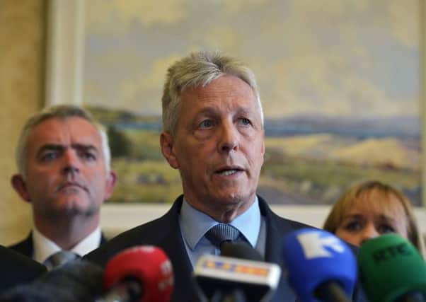 DUP First Minister Peter Robinson resigned this week. Picture: Getty