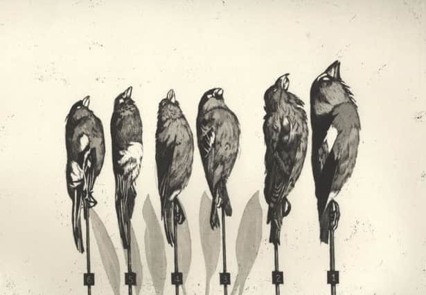 Ken Currie's 
Dead Finches. Picture: Contributed