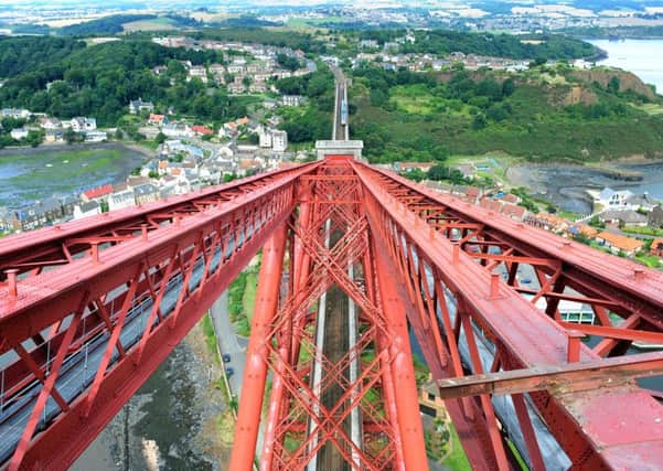 The view from the top of the Forth Bridge. Picture: Ian Rutherford