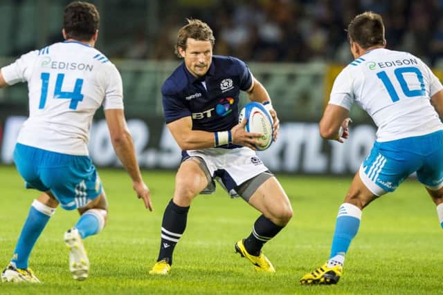 Scotland centre Peter Horne has faced numerous challenges in the past two years. Picture: SNS/SRU
