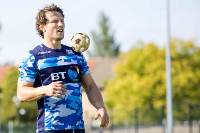Scotland centre Peter Horne says he is now a lot more chilled in his approach to rugby. Picture: SNS/SRU