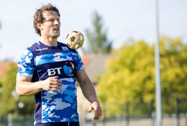 Scotland centre Peter Horne says he is now a lot more chilled in his approach to rugby. Picture: SNS/SRU
