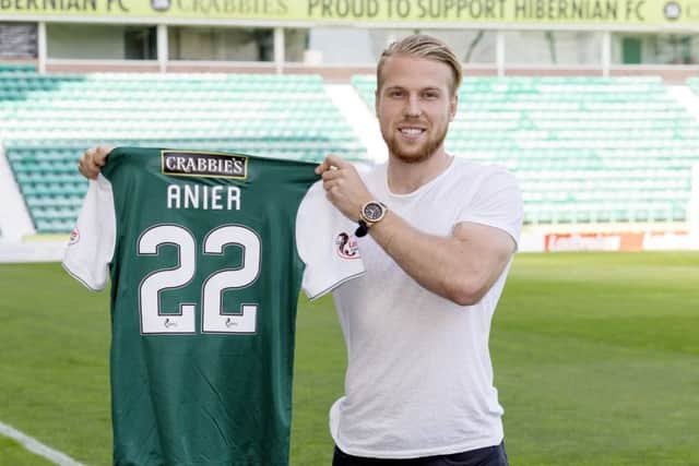 Henri Anier says Hibs will benefit from having a raft of striking options. Picture:  SNS