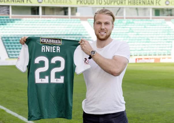 Henri Anier says Hibs will benefit from having a raft of striking options. Picture:  SNS