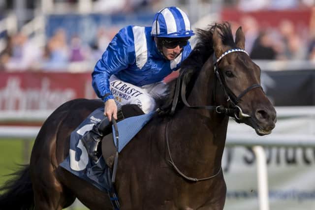 Tasweeq, trained at Middleham by Scot Mark Johnston, wins the Flying Scotsman Stakes at Doncaster. Picture: Getty