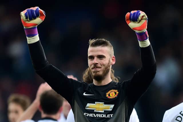 David de Gea yesterday signed a new four-year contract at Manchester United. Picture: Adam Davy/PA