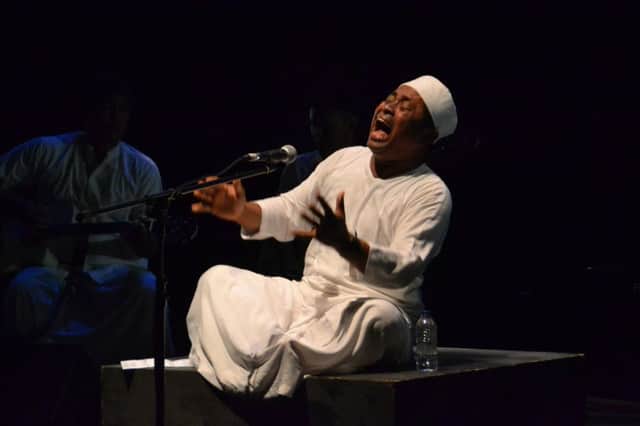 Songs by Kandes Rafly were part of a double bill with Senyawa