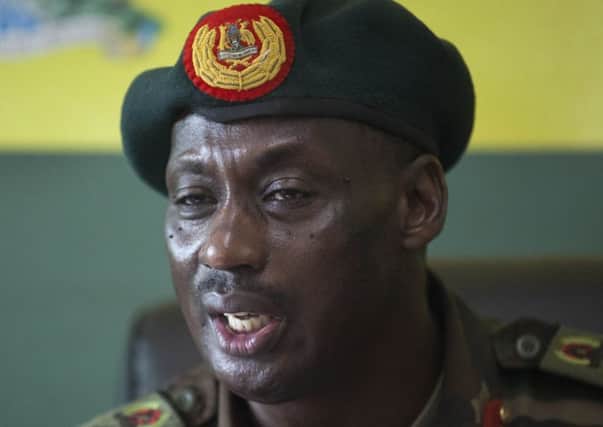 Aronda Nyakairima: commander. Picture: AP