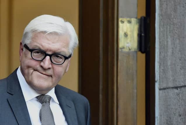 Frank-Walter Steinmeier said a deal on heavy weapons was close. Picture: AP