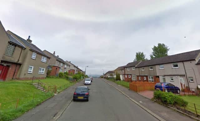 The alleged attack took place in a flat on Wren Road, Greenock. Picture: Google