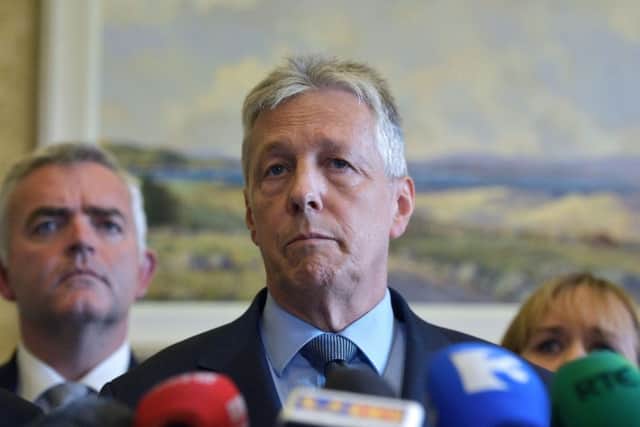 Peter Robinson stepped down last week in protest. Picture: Getty