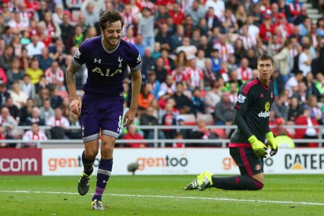 Ryan Mason suffered a knee injury scoring the winning goal. Picture: AFP/Getty