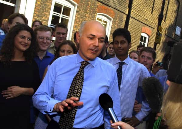 On this day in 2001, Iain Duncan Smith was elected leader of the Conservative Party to succeed William Hague. Picture: Getty Images
