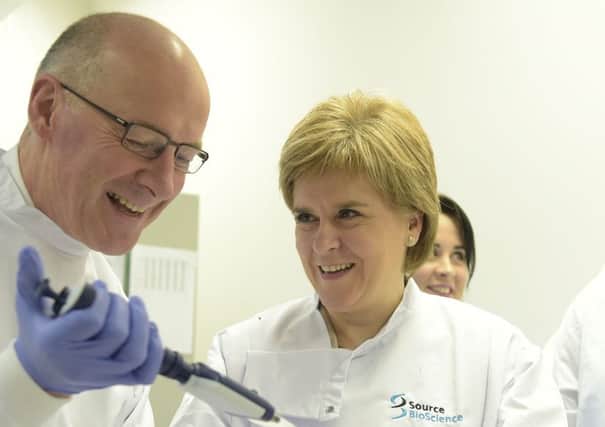 First Minister Nicola Sturgeon has raised prospect of a second independence referendum. Picture: Sandy Young