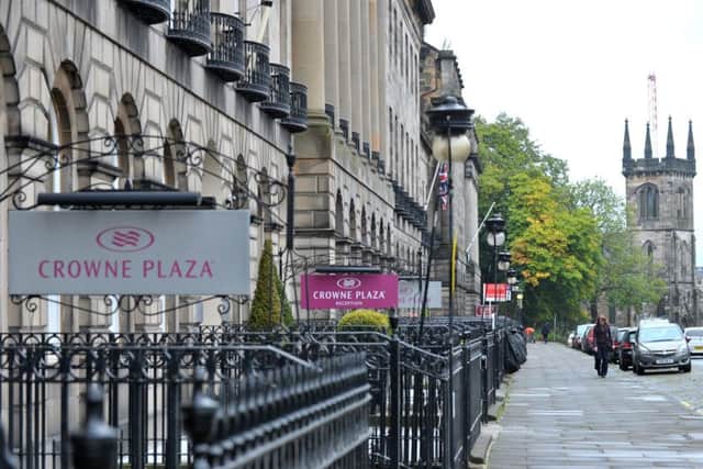The Crowne Plaza on Royal Terrace in Edinburgh is for sale. Picture: Jane Barlow