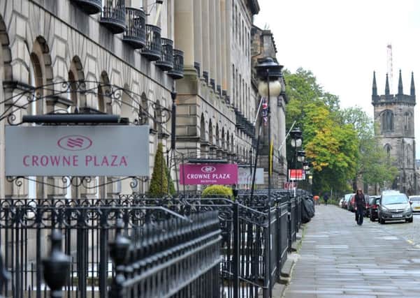 The Crowne Plaza on Royal Terrace in Edinburgh is for sale. Picture: Jane Barlow