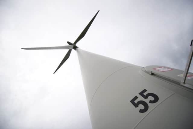 Scotland now generates 41 per cent of the UK's wind output. Picture: John Devlin