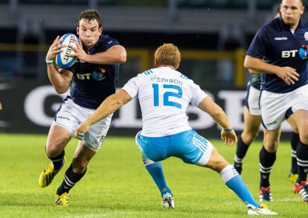 John Hardie admits his rapid rise to Scotland's World Cup squad has been at times demanding. Picture: SNS