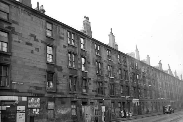 Sandyfaulds Street tenements lie empty in 1959 ahead of their demolition