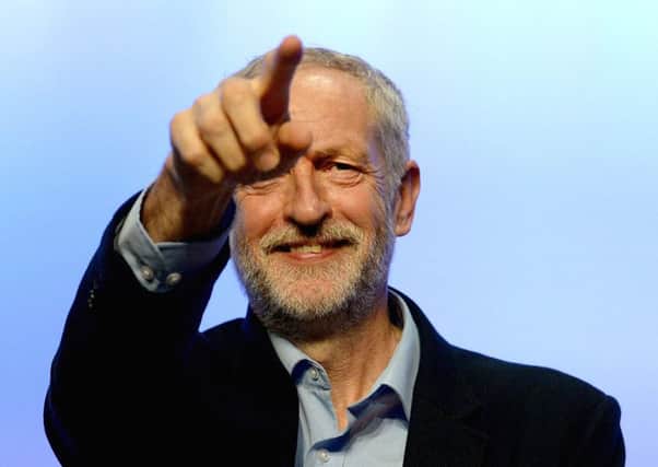 Labour party leader Jeremy Corbyn addresses the TUC Conference at The Brighton Centre. Picture: Getty